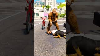 GTA V : Dogs teach us love in its purest form Part-23 🥺| #shorts