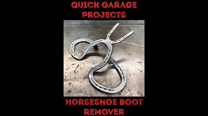 Horseshoe boot remover (Quick Garage Projects)