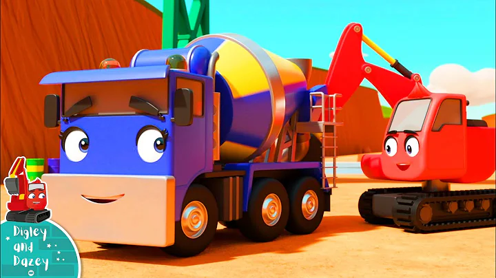 London Bridge Is Falling Down - Construction Songs for Kids | Digley and Dazey