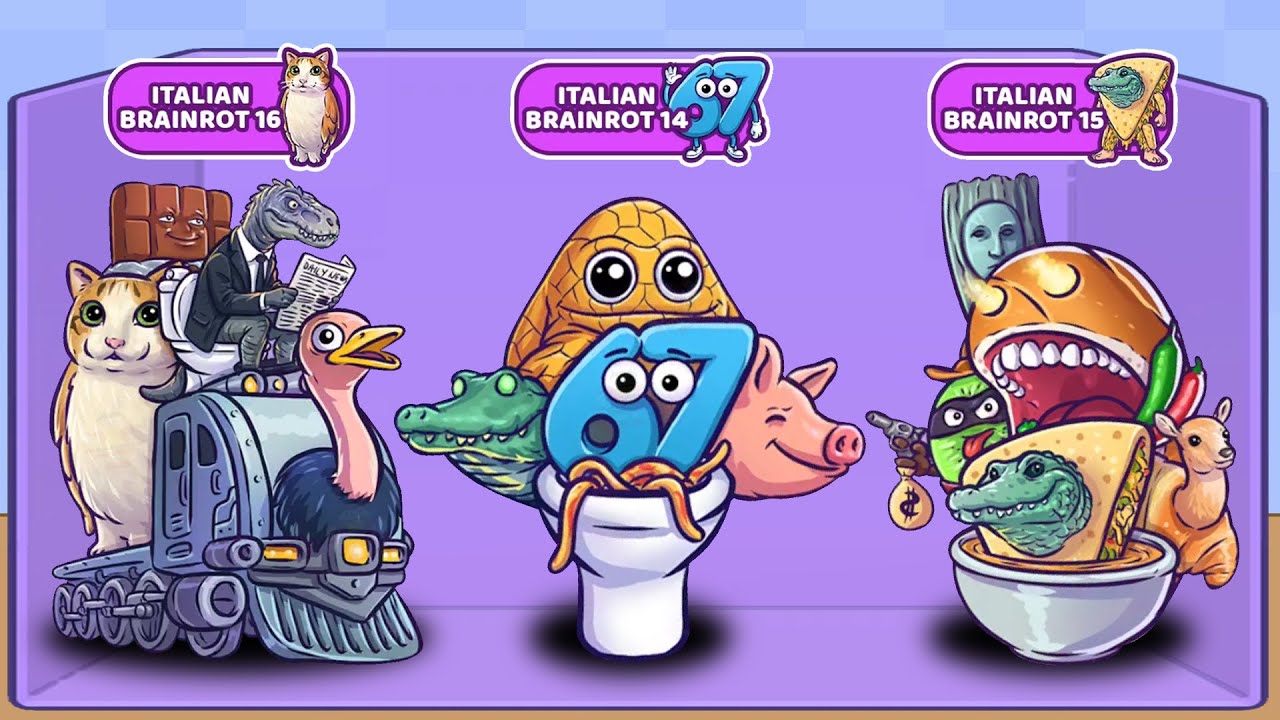 MERGE FELLAS: BRAINROT 14 15 16 Gameplay Walkthrough Reaching Max Level ×2  Brainrot New Update!