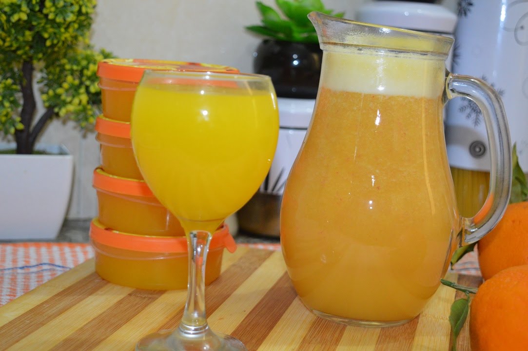 مركز عصير البرتقال والحامض سهل ورااااااائع Sirop concentré orange
