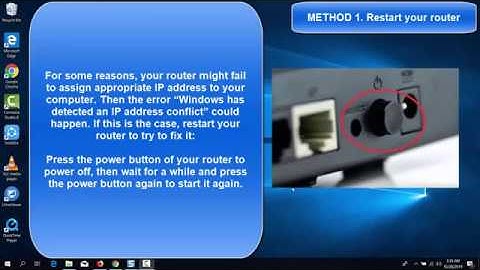 (SOLVED) Windows has detected an IP address conflict