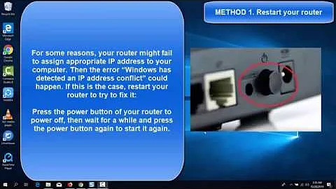 (SOLVED) Windows has detected an IP address conflict