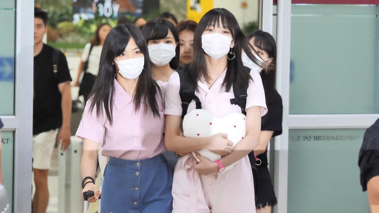 180803 프로듀스 48(시타오 미우, 미야와키 사쿠라)  입국 4k60p 직캠 fancam by nellen