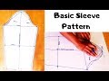 How to draft a basic sleeve pattern [Long Sleeve] |Easy sleeve pattern drafting/making for beginners