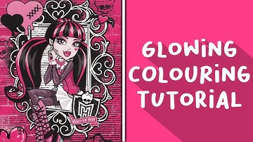 glowing colouring tutorial || videostar tutorial + qr codes