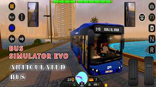 Bus Simulator EVO Dubai | 300 HP Articulated Bus | Rainy Drive screenshot 4