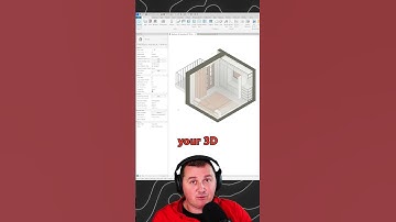How to change a background colour in Revit 3D View #revit #shorts #tips