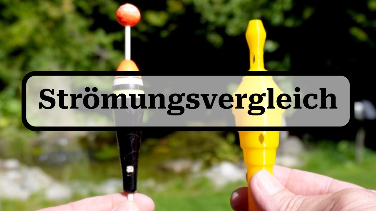 Clever Float Strömungsvergleich am Fließgewässer - YouTube