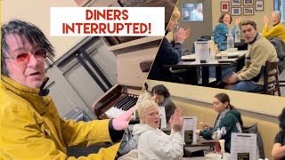 Diners RUDELY interrupted by LOUD BANG(OR)!