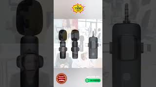 🎤✨ K15 3-in-1 Dual Wireless Lavalier Microphone System ✨🎤