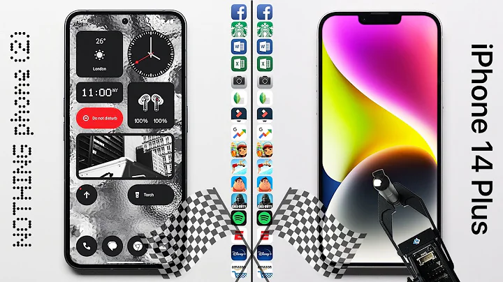Nothing Phone (2) vs. iPhone 14 Plus Speed Test - 天天要闻