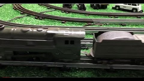 MARX 595 / OD GREEN REPAINT / MARX ARMY TRAIN / BUILT FROM JUNK / VIDEO FOR TERRY