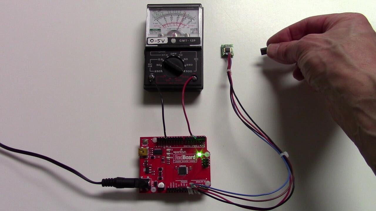 Arduino Magnetic Sensor Using Hall Effect Microcontroller Tutorials