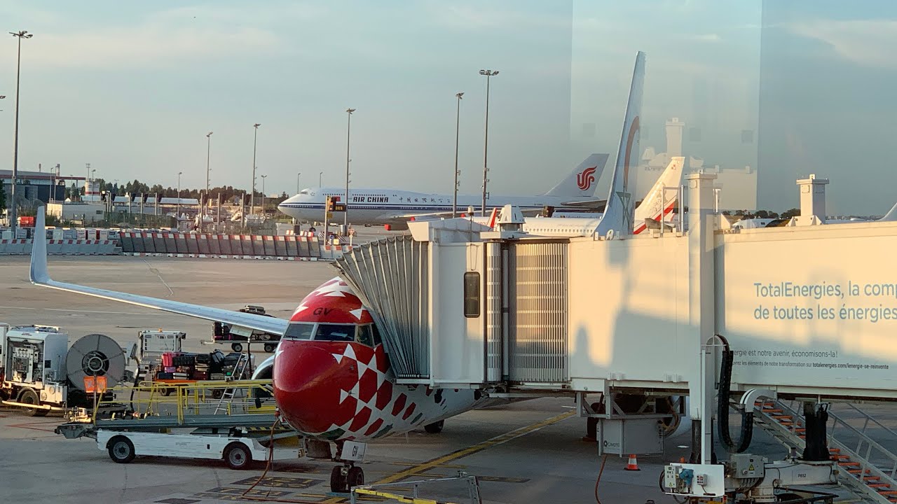 Marrakech - Paris Orly B737 800 Royal air Maroc