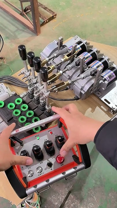 linear motor #hydraulic valve #Joystick #Proportional #wireless #remote ...