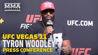 UFC Vegas 11: Tyron Woodley Answers All Questions With Black Lives Matter - MMA Fighting