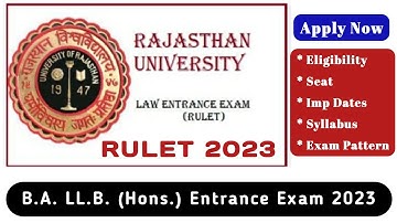 RULET 2023 Notification out || RULET kya hai | Qualification || age limit | Exam pattern || Syllabus