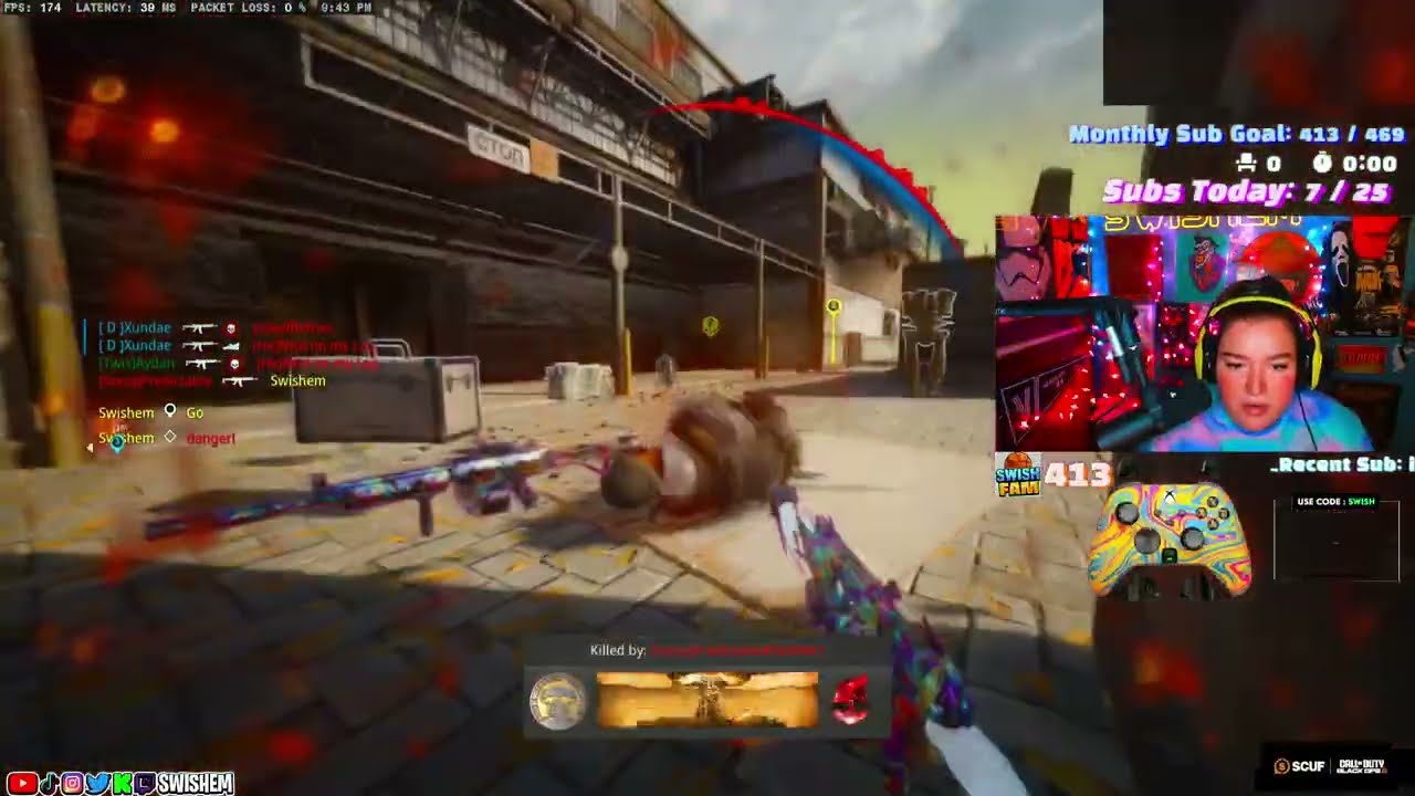 Swishem saves Aydan from 3v1 - Warzone Verdansk