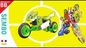 Sembo block 103320 ⚡️ Speed build How to make a Robot Lego Transformers combiner Mecha of Steel 4in1
