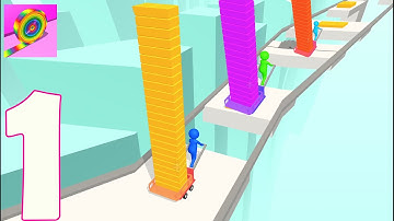 Brick Builder New Update Gameplay (iOS,Android) Walkthough Part 1 | Level 17 - 21