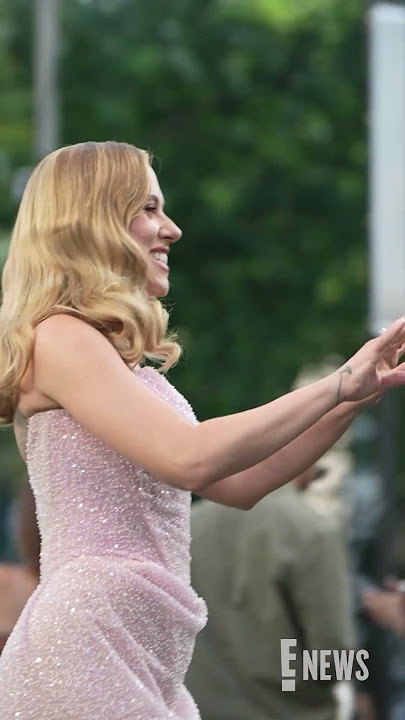 Scarlett Johansson and Jonathan Bailey at the World Premiere of Jurassic World Rebirth