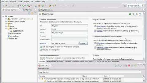 CICS Explorer   Create sample plug in (xvid 25fps)