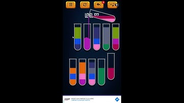 Water Sort Puzzle - Color Liquid Sorting Game Level 122 Solution
