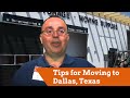 Tips for moving to dallas tx