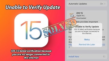 iOS 15 Unable to verify Update Error on iPhone | iPad Error iOS 15.1 Solved / Fix in 2021