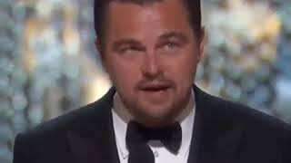 Leonardo DiCaprio Oscar speech (Dubbed)