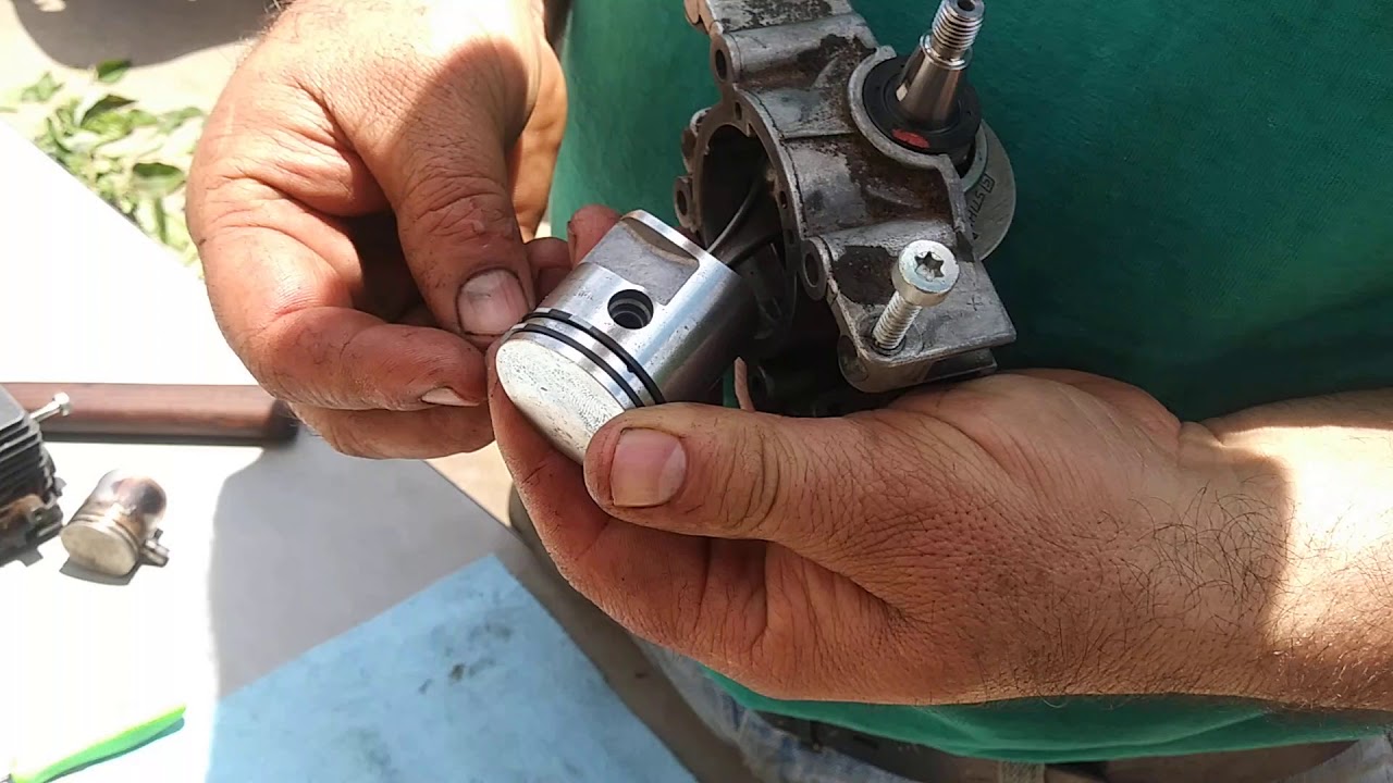 RDMJ.COMO CAMBIAR PISTON NUEVO EN 2 CICLOS.