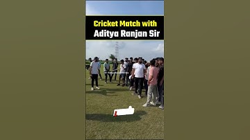 Cricket Match With Aditya Sir #shorts #trending #motivation #viral #ytshorts #adityaranjansir #ssc