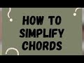 How To Simplify Chords On The Ultimate Guitar App