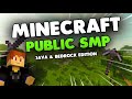 MINECRAFT 🔴LIVE ROAD TO 100 |🎀PUBLIC SMP {24/7} JAVA+ PE 🎉LIVE ANYONE CAN JOIN {JAVA+PE}