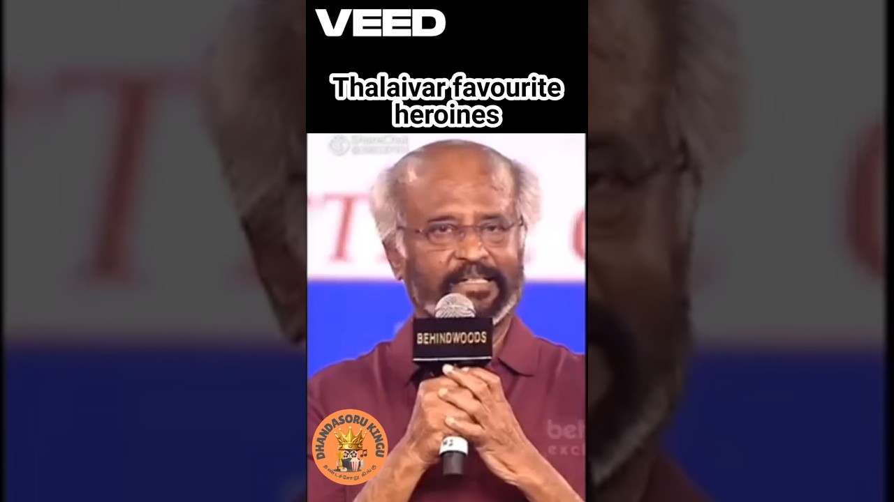 Rajinikanth Reveals His Favourite Heroine! 🤯💥