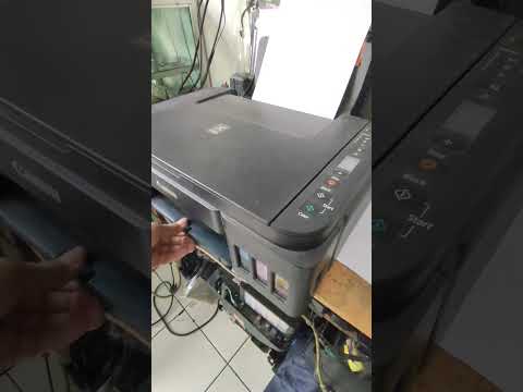 Cara mengganti cartidge pada printer canon G-3010