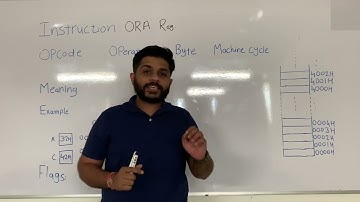 ORA Reg. Instruction  | Microprocessor 8085