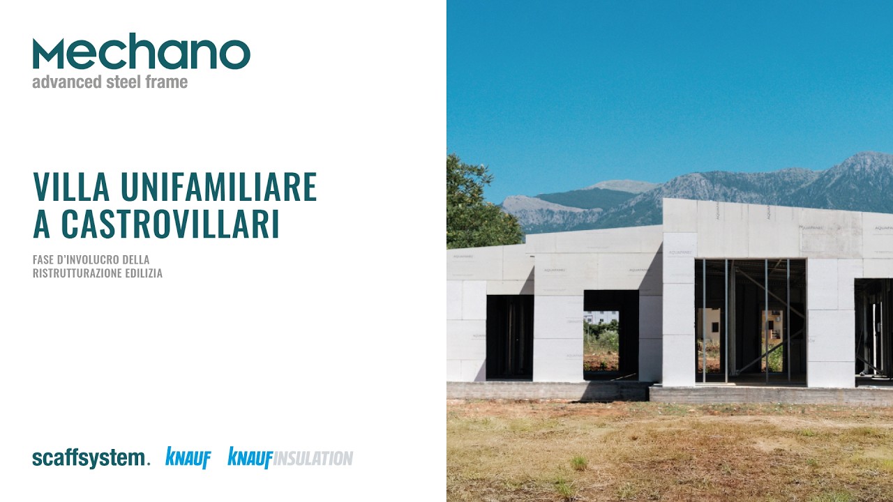 Fase d'involucro di una ristrutturazione edilizia di un edificio in acciaio | Mechano Steel Frame