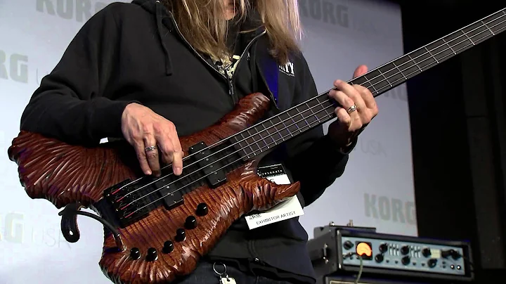 NAMM 2015: James LoMenzo performs with the Ashdown...