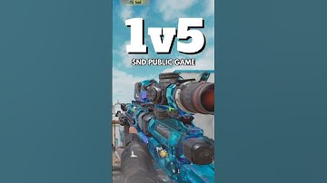 INSANE 1v5 Locus Clutch in CoD Mobile! CODM #shorts #codm #1v4 #1v4clutch #cod #gaming #like
