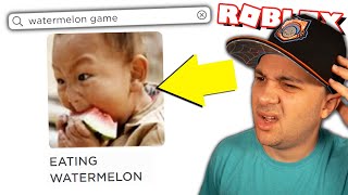 searching for watermelon game on roblox was a mistake