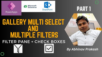 Gallery Multi Select and Multiple Filters Using Filter Pane | Abhinav Prakash