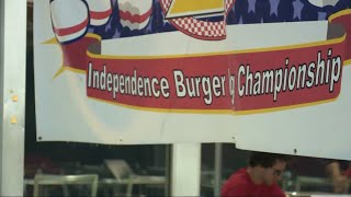 WATCH: Z-Burger hosts burger eating contest