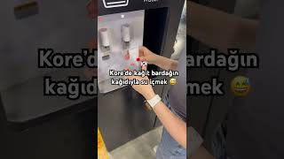 Korede Kağıt Bardağın Kağıdıyla Su Içmek. Korede Hayat