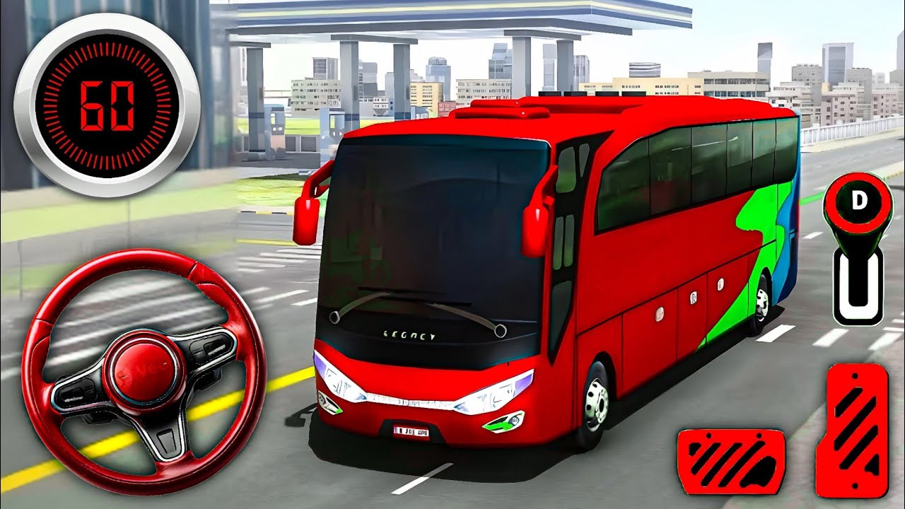 Uphill Bus - Simulator Games 3D - Android GamePlay