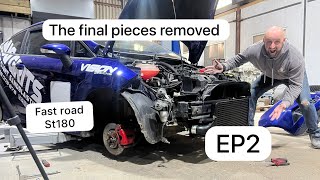 Stripping down the Ford fiesta st180 EP2