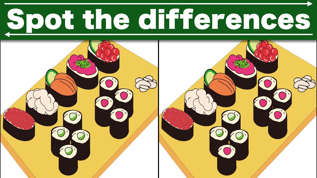 Spot the difference|Japanese Pictures Puzzle No383