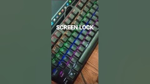 Fast System Lock l #asmr #practical #trending #keyboard #pc