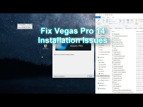 Vegas Pro 14 Installation setup crash error fix